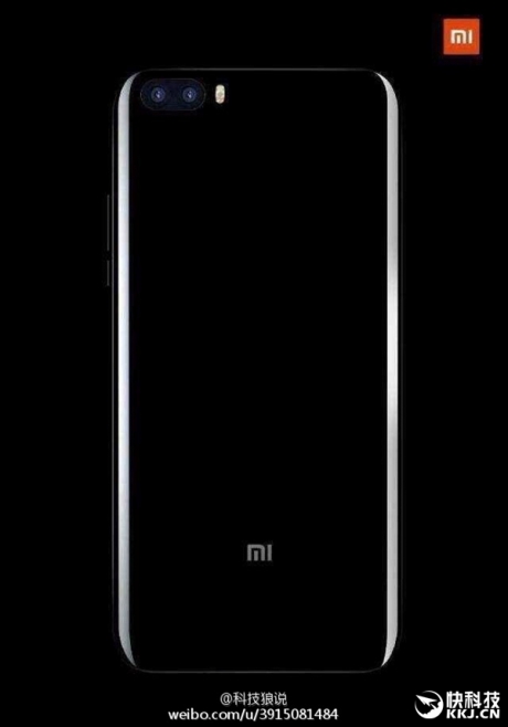 Xiaomi Mi Note 2 засветился на новом рендере