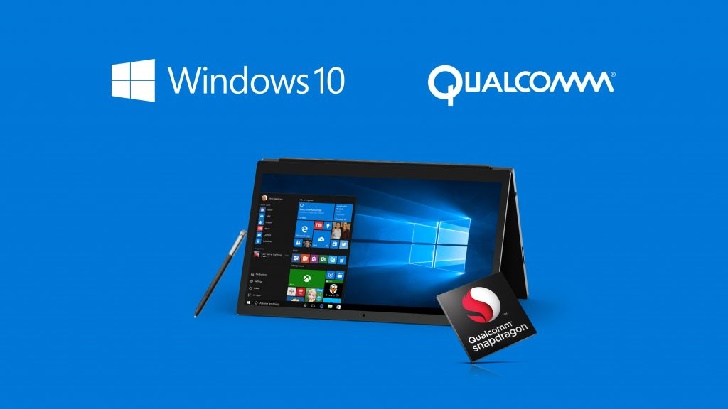Snapdragon 835 поддерживает Windows 10