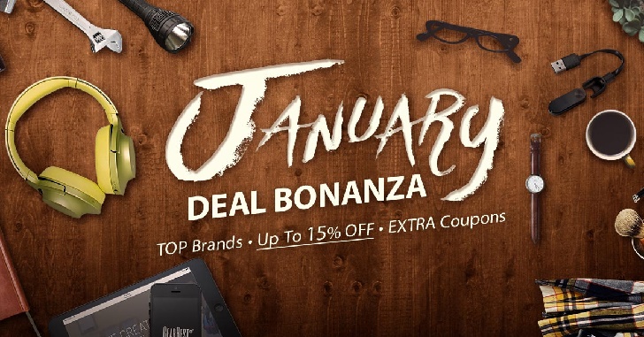 Распродажа «January Deal Bonanza» от GearBest - скидки до 21%