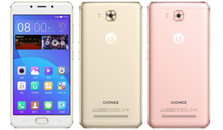Gionee представила смартфон F5
