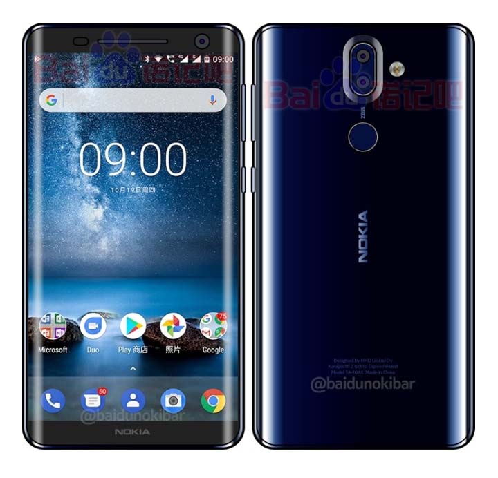 В Сети появились очередные рендеры смартфона Nokia 9