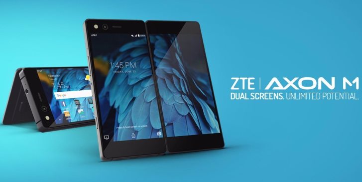 ZTE представила складной смартфон Axon M