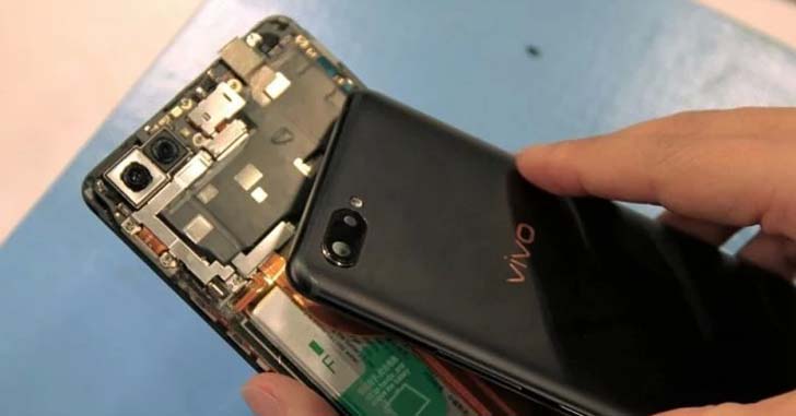 Умельцы уже разобрали новый смартфон Vivo X20 Plus UD