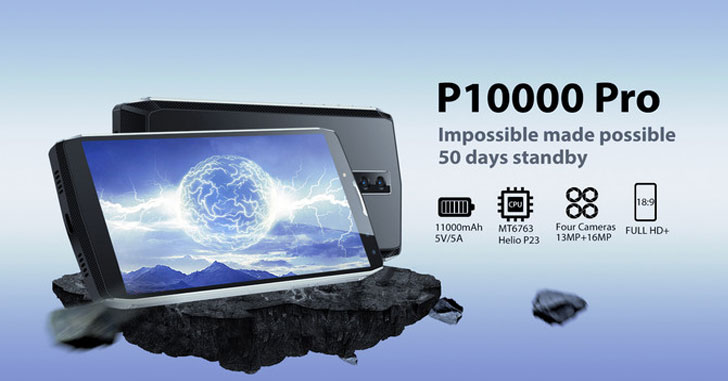 Blackview P10000 Pro оснастят аккумулятором на 11000 мАч