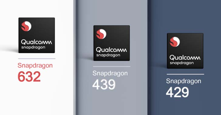 Представлены новые чипы Qualcomm Snapdragon 632, 439 и 429