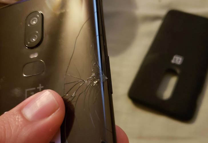 Владельцы OnePlus 6 жалуются на трескающиеся задние панели