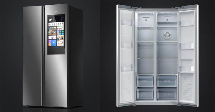 Xiaomi Yunmi 450L - смарт-холодильник с огромным дисплеем