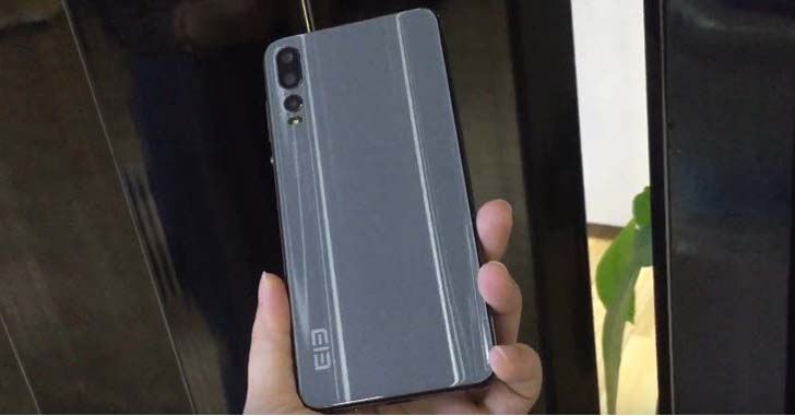 Смартфон Elephone A5 копирует дизайн Huawei P20 Pro