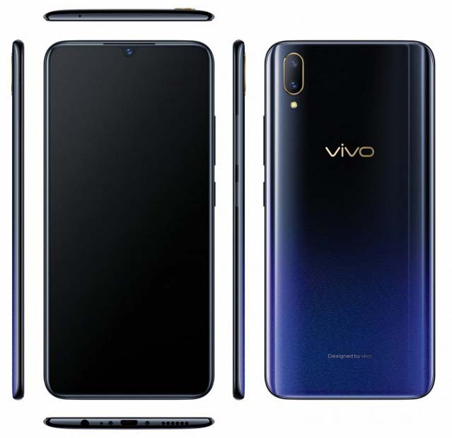 Vivo V11 с каплевидным вырезом представлен официально