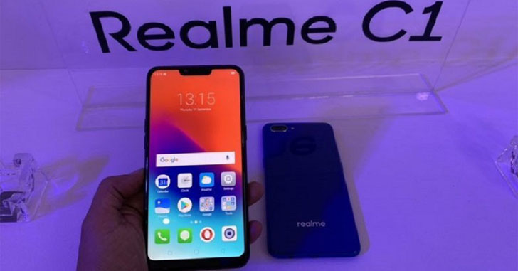 Представлен смартфон Realme C1 на чипе Snapdragon 450