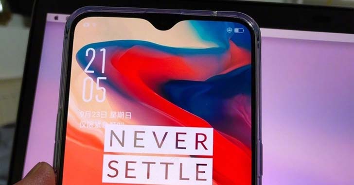 Смартфон OnePlus 6T показали на официальных рендерах