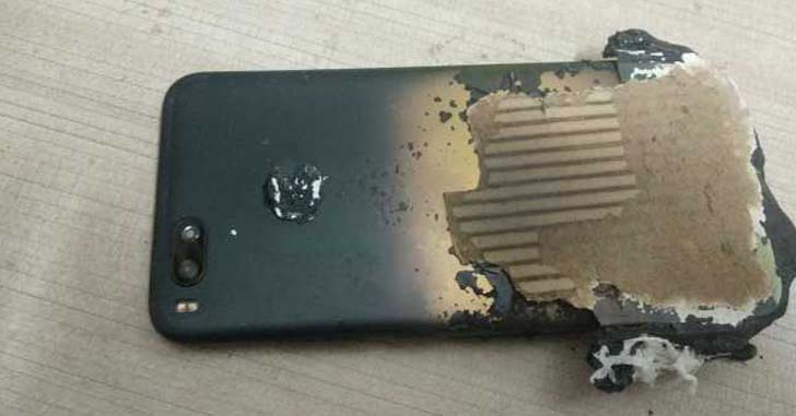 Смартфон Xiaomi Mi A1 взорвался во время зарядки