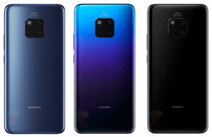 Дисплей Huawei Mate 20 будет больше, чем у Mate 20 Pro