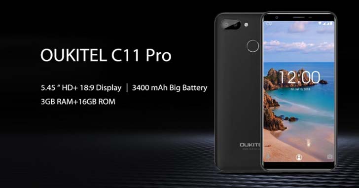 Стали известны характеристики смартфона Oukitel C11 Pro