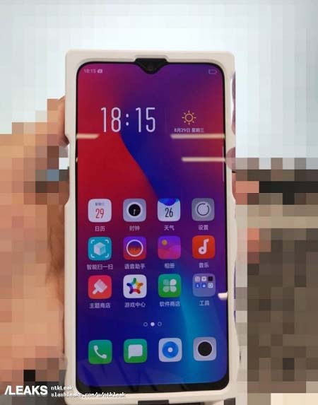 Еще не представленный Oppo K1 показали на "живом" фото