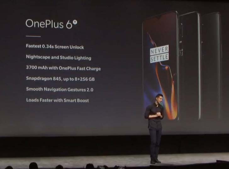 Официально представлен флагманский смартфон OnePlus 6T