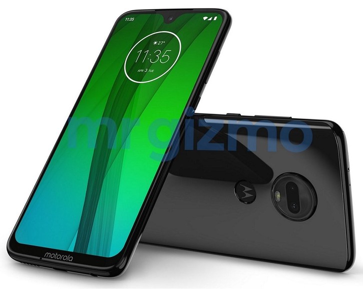 Опубликованы пресс-рендер и спецификации Moto G7