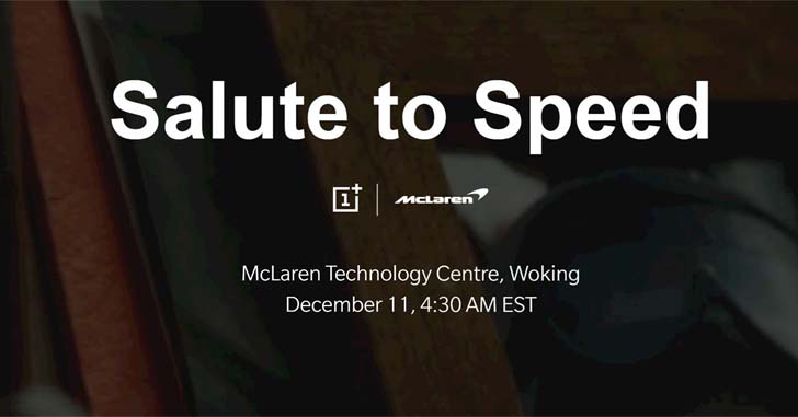Премьера OnePlus 6T McLaren Edition состоится 11 декабря