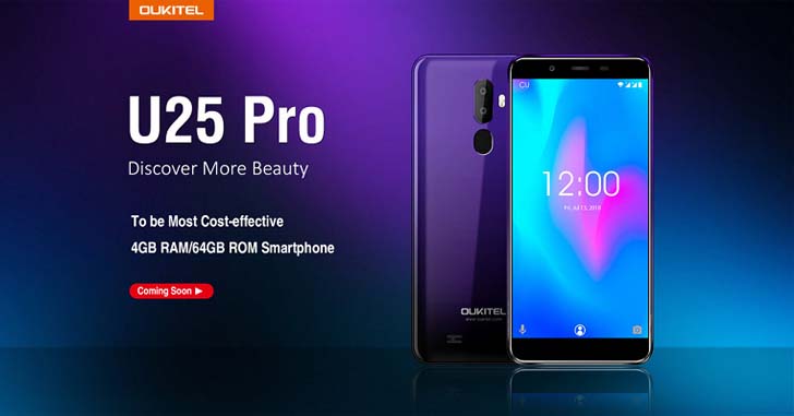 Смартфон Oukitel U25 Pro будет стоить не больше $100