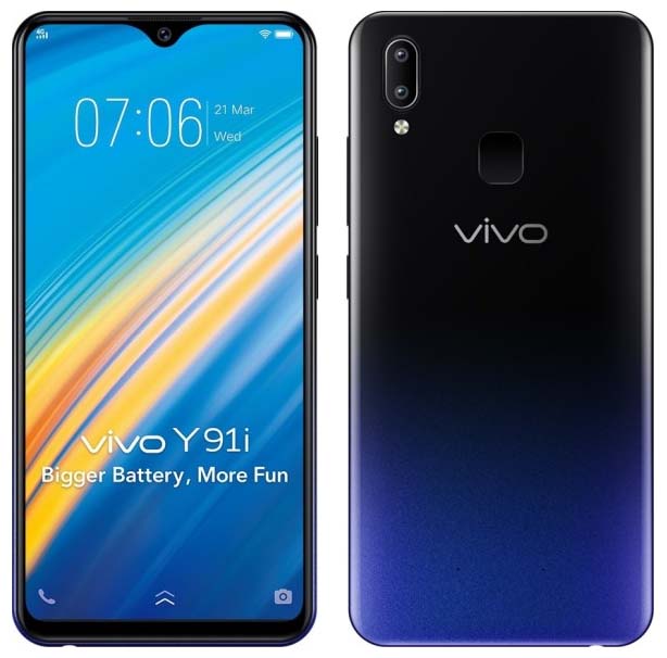 Представлен смартфон Vivo Y91i на чипе Helio P22