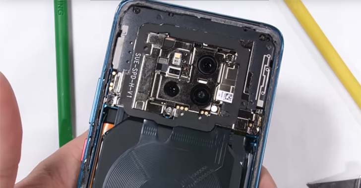 "Вскрытие" флагмана Huawei Mate 20 Pro показали на видео