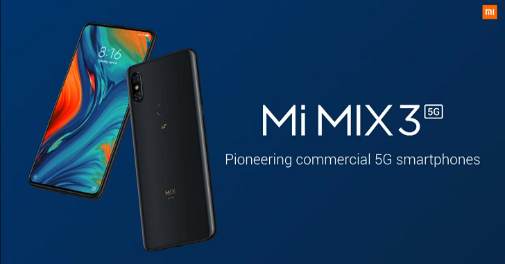 Xiaomi Mi Mix 3 5G анонсирован официально