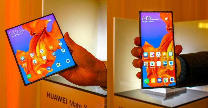 Сгибаемый смартфон Huawei Mate X представлен официально