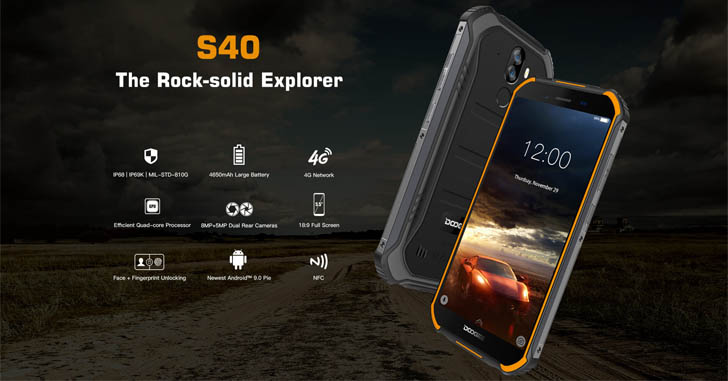 Защищенный смартфон Doogee S40 с NFC оценили в $99,99