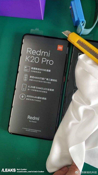 Живые фото будущего флагмана Redmi K20 Pro