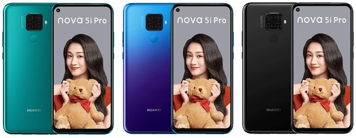 Анонсирован Huawei Nova 5i Pro – прообраз Mate 30 Lite за 320-405 долларов