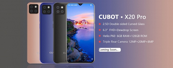 Cubot X20 Pro – смартфон с основной камерой в стиле iPhone XI