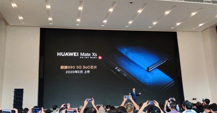 Huawei Mate Xs – сгибаемый смартфон, который выйдет в 2020 году