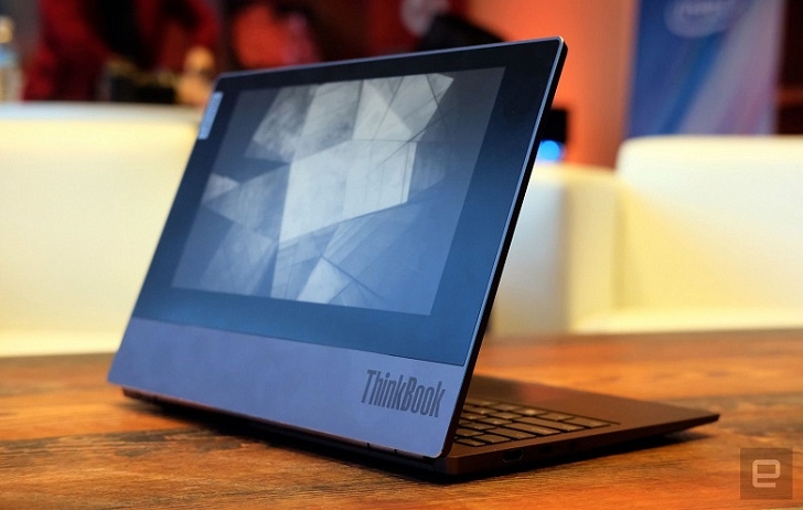 Lenovo представила лэптоп с двумя экранами ThinkBook Plus