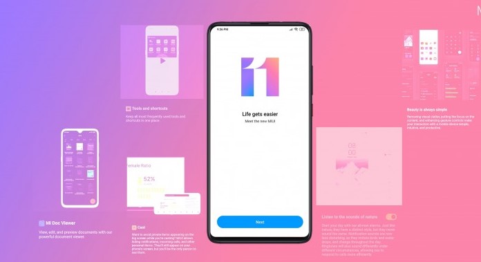 MIUI 11: новые анимации и полоса навигационных жестов