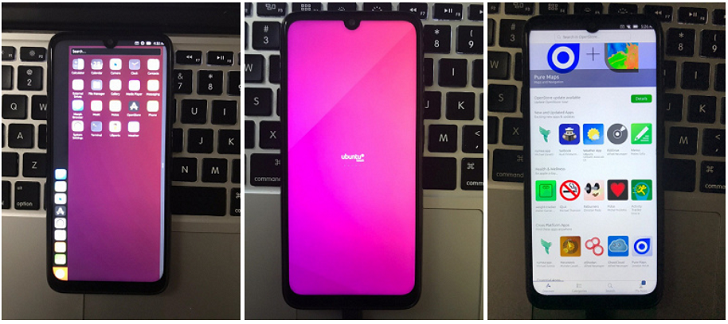 Энтузиаст смог установить Ubuntu Touch на Xiaomi Redmi Note 7