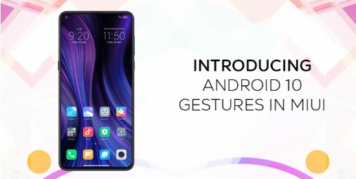 MIUI 11 получает обновленные жесты из Android 10