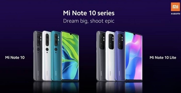 Стала известна дата анонса Xiaomi Mi Note 10 Lite