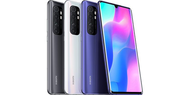 Xiaomi Mi Note 10 Lite представлен в Украине