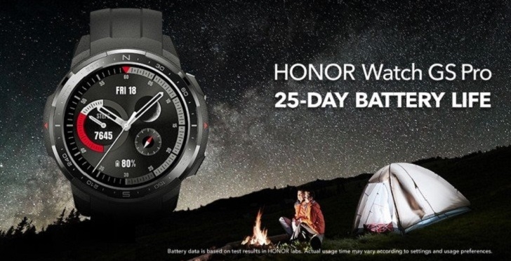 Анонсированы часы Honor Watch GS Pro