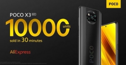 За полчаса было продано 10 000 смартфонов POCO X3 NFC