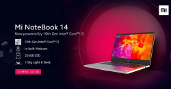 Xiaomi анонсировала Mi Notebook 14 на Intel Core i3 10-го поколения