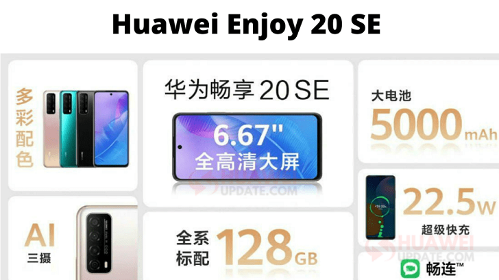 Huawei Enjoy 20 SE представлен официально