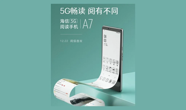 Анонсирован уникальный смартфон  Hisense A7 5G