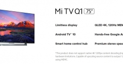 Xiaomi Mi TV Q1 не поддерживает нативно 120 Гц