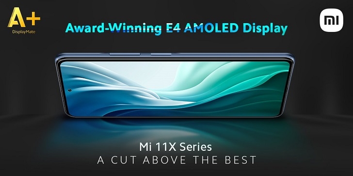 Xiaomi Mi 11X и Mi 11X Pro оборудованы лучшими экранами на рынке