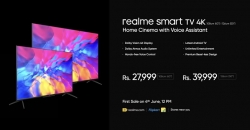 Представлены недорогие телевизоры Realme Smart TV 4K