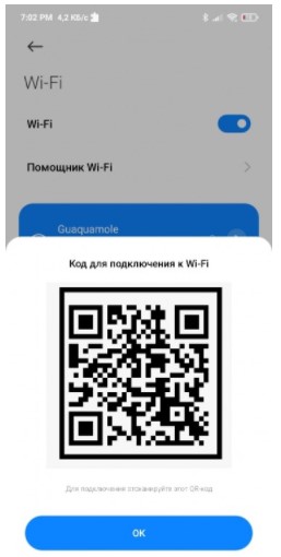 Как поделиться сетью Wi-Fi через QR код в MIUI 12