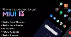 Xiaomi точно обновит 6 смартфонов до MIUI 13