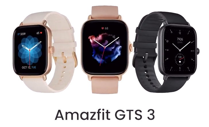 Представлены смарт-часы Amazfit GTS 3