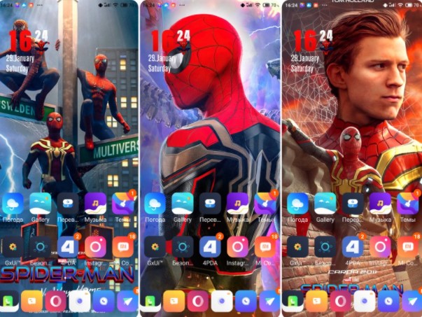 Новая тема Spiderman для MIUI приятно удивила фанатов Xiaomi